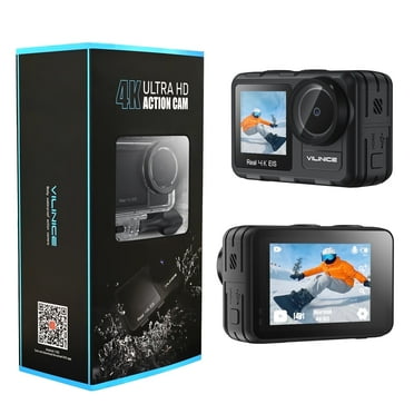 VILINICE Action Camera ,4K UHD 1080P, 2" Touch Screen, 170° ultra wide-angle lens,Waterproof up to 98.4feet