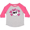 thumbnail image 3 of Inktastic Girl Pirate Skull Valentine Girls Toddler T-Shirt, 3 of 5