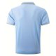 thumbnail image 3 of Playera Elvqul para Caballero Azul Celeste Playa Manga Corta Liso con Solapa Botones, 3 of 7