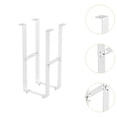 thumbnail image 6 of yotijay Under Desk Computer Mount Bracket Convenient 7.48-9.84" Adjustable Width White, 6 of 9