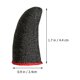 thumbnail image 2 of unbranded 10Ud Fundas Flexibles Para Dedos Negras Con Transpirable Y Anticorrosión Para Gamers, 2 of 7