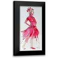thumbnail image 1 of Kovacs, Anna Brigite 14x24 Black Modern Framed Museum Art Print Titled - Girl in Red, 1 of 5