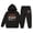 Black, variant on VOUZZA Kids 2 Piece Outfit Set Matching Top and Bottom Boys Casual Clothes Toddler Kids Outfit Boys 2 Piece Outfit Toddler Boy Clothes