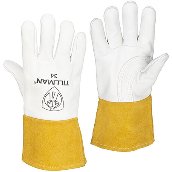 Tillman 34 Premium Heavyweight Top Grain Cowhide MIG Welding Gloves, Medium
