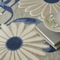 thumbnail image 4 of Nourison Aloha Indoor/Outdoor Blue/Grey 7' x 10' Area Rug, (7x10), 4 of 9