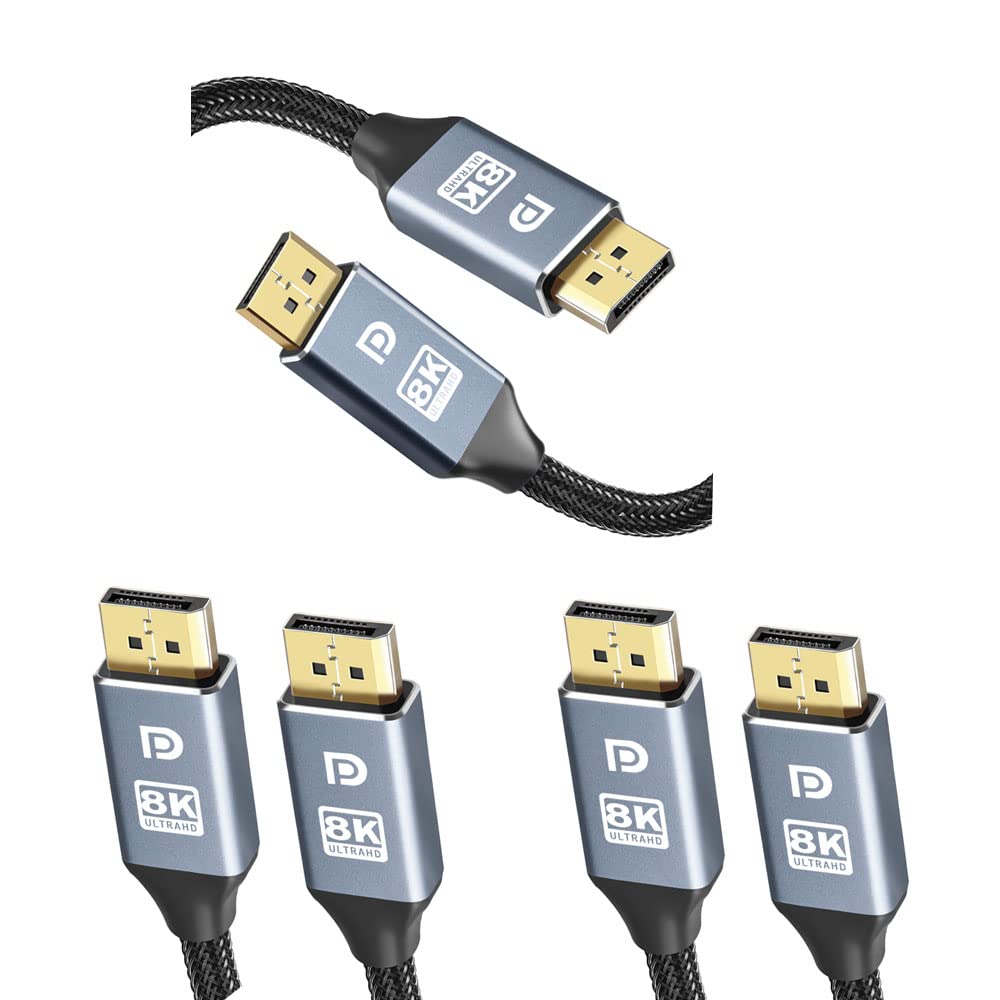 DisplayPort to DisplayPort 1.4 8K@60Hz 