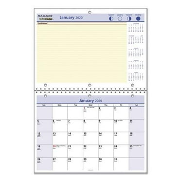 At-A-Glance Recycled Three-Month Wall Calendar, 22 x 29, 2019