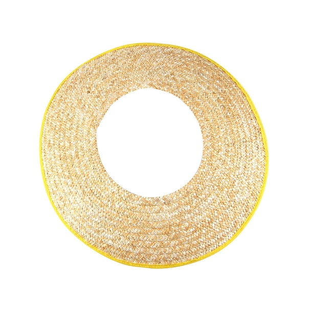 Accesorios para visera de casco de protección solar, fácil de usar, ligero, transpirable, casco de paja, visera de sombrero para sitio de construcción 50cm shamjiam visera del sombrero