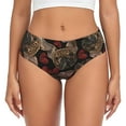 thumbnail image 1 of Balery Hearts and French Bulldog Ropa Interior de Algodón para Mujer con Dibujo – Braguitas Cómodas y Elásticas, Estilo Clásico-3X-Large, 1 of 6
