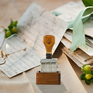 COSCO Traditional Date Stamp - Six Year Calendar With Nickel Finish