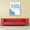 thumbnail image 2 of Bible Scripture Wall Art Psalm 93 4 Mightier Than The Waves of The Sea Poster Canvas Prints Paintings For Bedroom Unframed 12x18 in, 2 of 5
