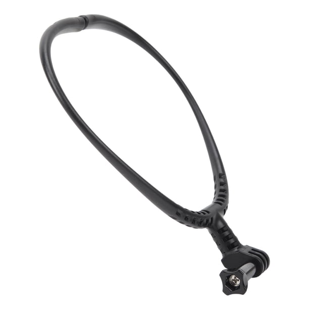 Soporte Para Cuello Para Cámara De Acción, Manos Libres, Amplia Compatibilidad, Soporte Para Selfie Para Cuello, Diseño Curvo Extensible Para Ciclismo