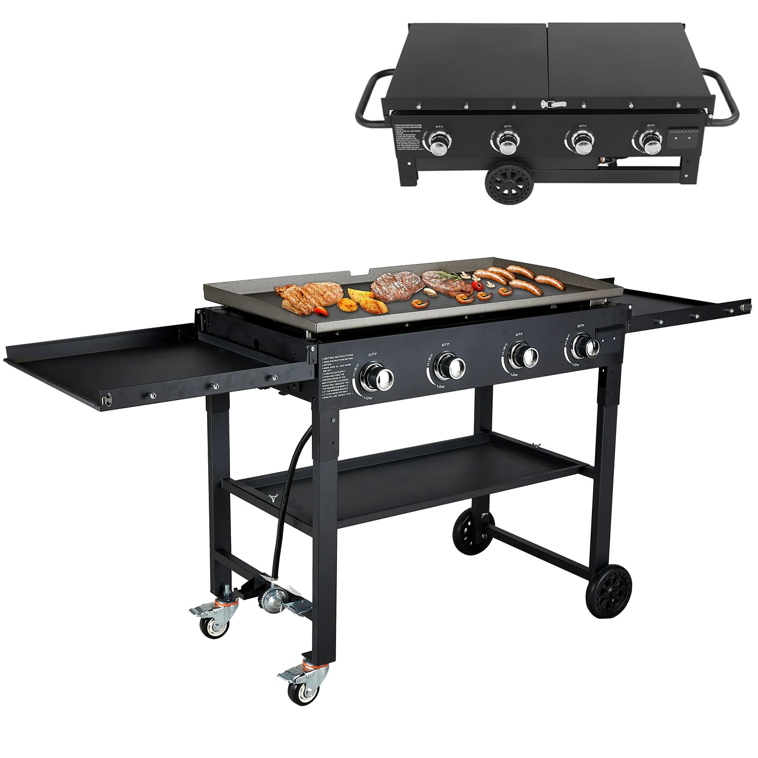 Wildfire Ranch Pro Wildfire Natural Gas Outdoor Flat Top Grill