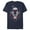 Navy Blue, variant on Men's Star Wars Boba Fett No Threats Only Promises Graphic Tee Navy Blue Small