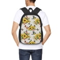 thumbnail image 4 of Fotbe Bird Sunflowers Mochila para Hombre y Mujer - Tela Oxford 600D Resistente - Mochila Impermeable de Gran Capacidad para Escuela, Viajes y Senderismo, 4 of 6