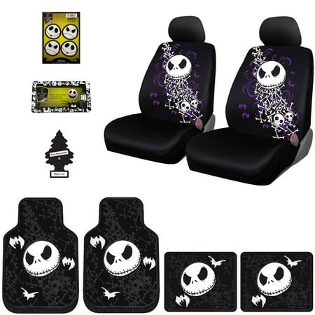 Nightmare Before Christmas Jack Skellington 12PC Car Seat Cover Set - Shipping Included
