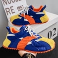 thumbnail image 4 of Men's Height Increasing Sneakers with Lift Sole - Breathable Mesh Low-Top Lace-Up Shoes, Color Block & Sole Suitable for Sports, Casual Wear,, Height for Shorter Individuals, 4 of 9