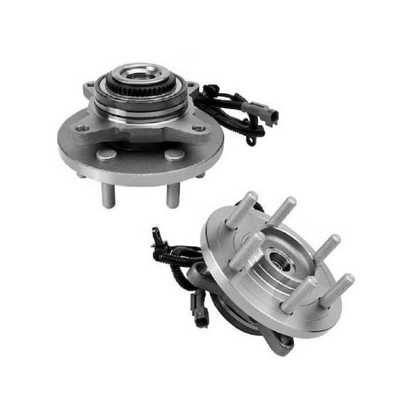 Front Wheel Bearing Hub Assembly Set - Compatible with 2018 - 2020 Ford F-150 4WD with 6-Lug Wheels 2019