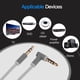 thumbnail image 4 of Cable de audio para auriculares de 3,5 mm 2 cabezales Wdftyju, 4 of 5
