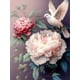 thumbnail image 1 of Birds And Flowers Art Diamond Painting Full Drills Peony Parrot Landscape Embroidery Square Round Mosaic Cross Stitch S526round 24x30cm Gao Jinjia LED, 1 of 2
