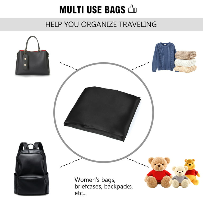 Dust Bags for Handbags, 8 PCS Silk Drawstring Purse Storage Bag for Shoe  Boots, Purse and Handbag, Travel Organizer