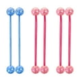 thumbnail image 4 of 3 pares de coleteros decorativos, bandas elásticas para el pelo, coleteros para mujeres y niñas (color aleatorio), 4 of 6