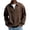 Brown, variant on Quarter Zip Pullover Men 2026 Fall Winter Long Sleeve Casual Lapel Collar Plain Corduroy Pullover Sweatshirt