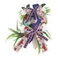 thumbnail image 2 of Couronne de Jour Commémoratif, Porte d'Entrée Polyvalente Indépendance Jour Couronne Polyester pour le 4 Juillet, 2 of 8