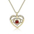 thumbnail image 1 of Pendant Necklace Adjustable Mother's Day Gift Elegant Chic Dazzling Rhinestone Women Necklace Jewelry Accessories, 1 of 5