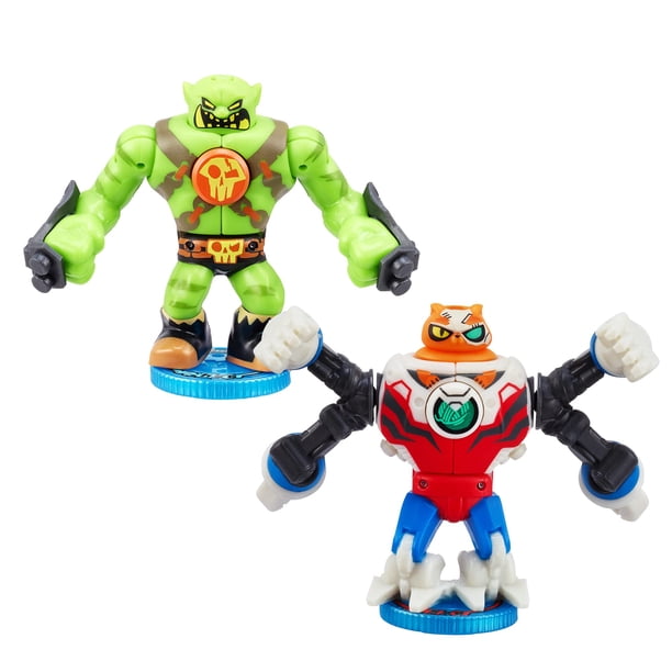 Akedo Ultimate Arcade Warriors Giants - Action Figure Scratch-Atron Con Armatura A Doppio Colpo - 2