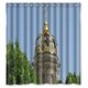 thumbnail image 1 of Cortina de ducha ABPHQTO cruz dorada Impermeable 160x180 cm, 1 of 2