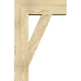 thumbnail image 3 of Ekena Millwork 6"W x 22"D x 34"H Traditional Block Rough Sawn Bracket, Douglas Fir, 3 of 25
