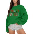 thumbnail image 2 of Women's Merry and Bright Christmas Sweatshirt Cozy Holiday Pullover for Festive Winter Season, 2 of 5