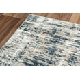thumbnail image 2 of Gatney Rugs Midtown Area Rug CHS105 Ivory / Teal Scratches Faded 2' 7" x 9' 6" Rectangle, 2 of 2