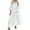 White, variant on Dress for Women Summer And Autumn French V Neck Flared Sleeves Lace Openwork Long Dress for Women Summer Vacation Sun Dress