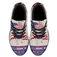 thumbnail image 2 of Flamingo America 4th Of July Independence Day Shoes Sneakers Black Size 9, 2 of 7