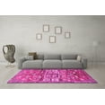 thumbnail image 3 of Ahgly Company Indoor Rectangle Animal Pink Traditional Area Rugs, 7' x 10', 3 of 4