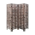 thumbnail image 3 of Contemporary Indoor 4 Panel Laurel Screen Room Divider, 3 of 7