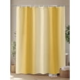 thumbnail image 4 of Fsddascl Yellow Ombre Shower Curtain Set - Small 36" x 72" Washable Bathtub Curtain with 12 Hooks, Modern Art Farmhouse Waterproof Fabric Stall Shower Curtains for Bathroom/Bathtub Décor, 4 of 6