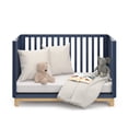 thumbnail image 6 of Storkcraft Santos 3-in-1 Convertible Baby Crib, Midnight Blue with Natural, 6 of 16