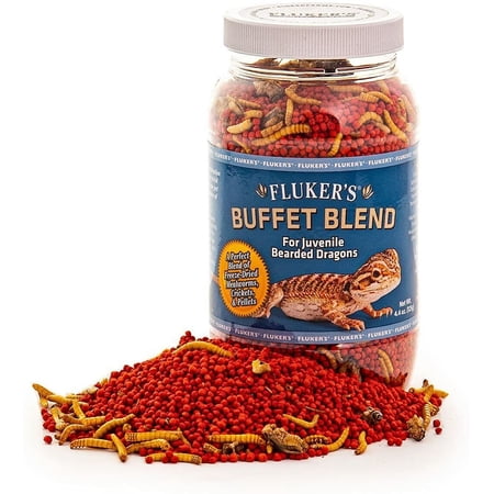Fluker's Buffet Blend Juvenile Bearded Dragon Formula Freeze Dried Food 4.4 oz