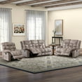 thumbnail image 5 of Bonzy Home Manual Reclining Living Room Furniture Set, Adjustable Backrest Chair, Loveseat & 3-Seat Sofa Couch for Home Interior Use, 5 of 9