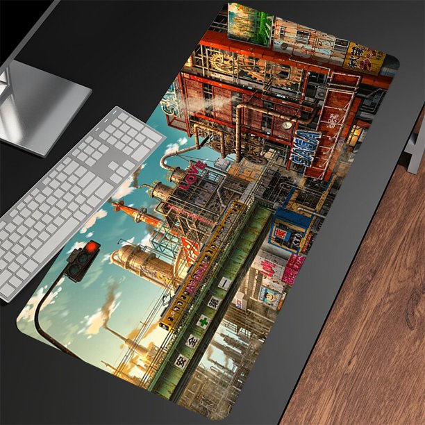 Alfombrilla de ratón japonesa Secenry para Gamer, alfombrilla de ratón grande XXL para Gaming, alfombrilla de escritorio para ordenador portátil qiuyongming unisex