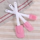 thumbnail image 2 of Kearding 3 uds espátulas de silicona para tartas, crema, mantequilla, raspador, cepillo, resistente al calor, cocina, herramienta de repostería para Herramientas y accesorios para hornear Rosa Kearding HA7735-01B, 2 of 6