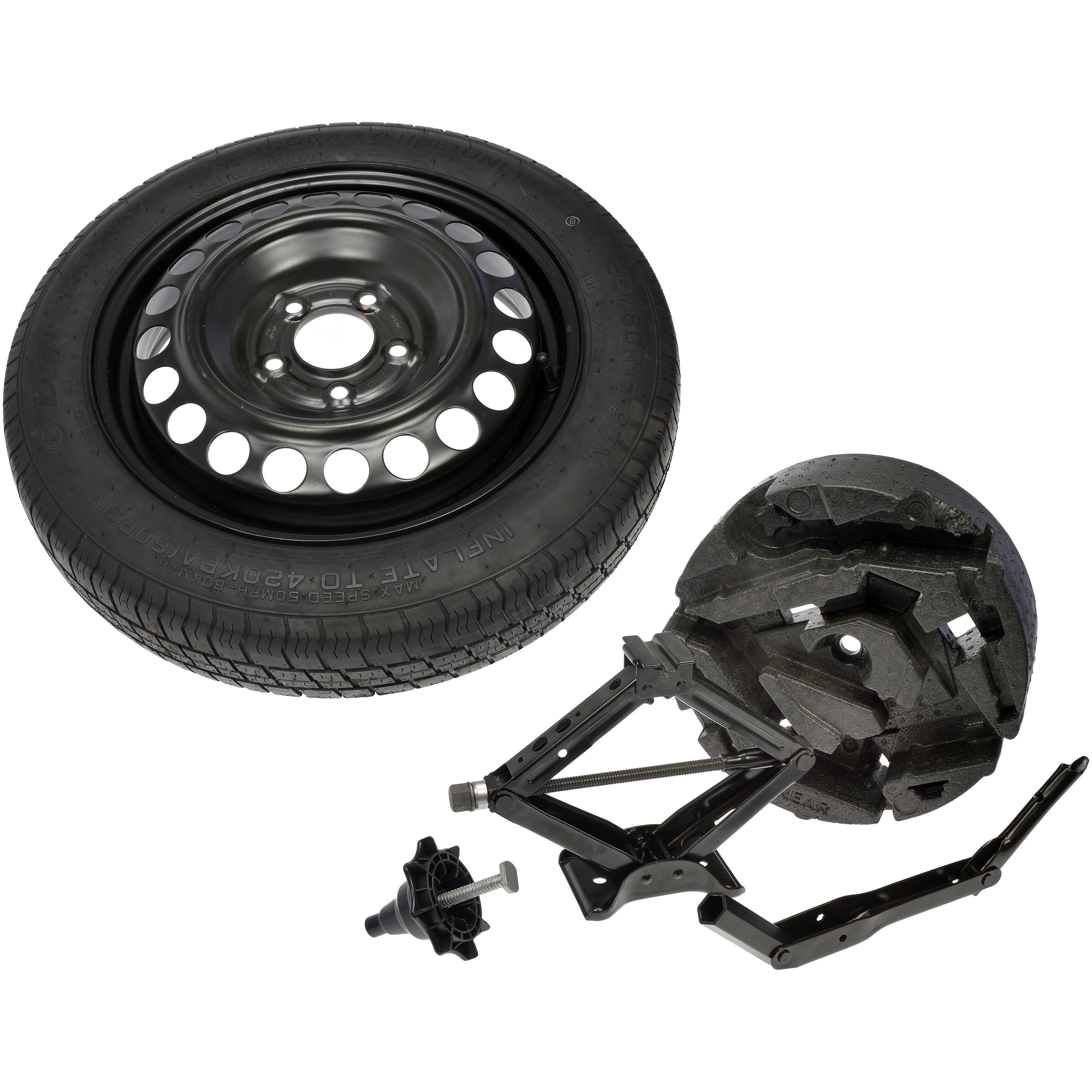 Dorman 925982AS Spare Tire Kit for Specific Buick / Chevrolet Models
