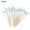 Light blue, variant on 100pcs Wood Cocktail Picks, Colorful Fruit Drink Skewers Cocktail Toothpicks Bulk for Fruit Sticks Sandwich Dessert Party Decorations