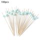 thumbnail image 1 of Wood Cocktail Picks, Colorful Fruit Drink Skewers Cocktail Toothpicks Bulk for Fruit Sticks Sandwich Dessert Party Decorations (color ), 1 of 7