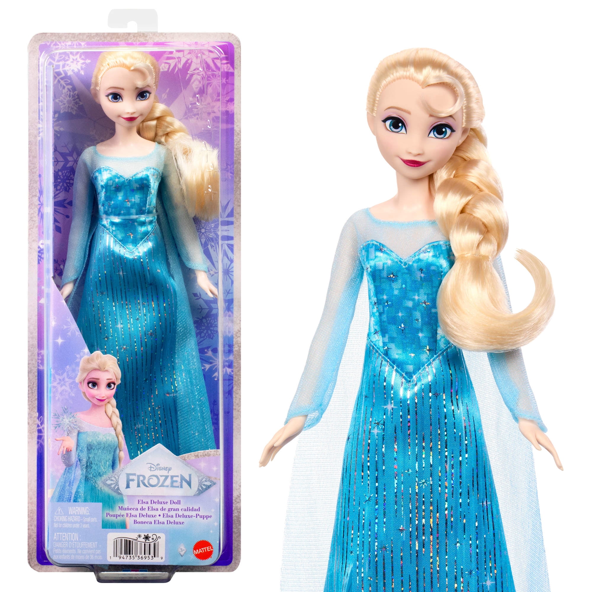 Disney's Frozen Elsa's Royal Reveal, Elsa Fashion Doll with 2-in-1