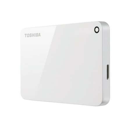 Toshiba Canvio Advance 2TB Portable External Hard Drive USB 3.0 White -