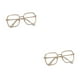 thumbnail image 2 of Guardurnaity PC Regalos unisex Gafas antiluces azules para todos y cada ocasión Gafas antiluz azul transparente blanco blanco transparente 2Conjunto, 2 of 6